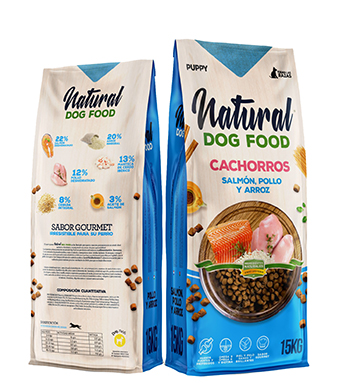 Natural Dog Food Cachorros - Salmón pollo y arroz - Galacer